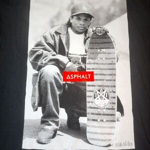Eazy-E Mike Miller Men’s Asphalt Short Sleeved T-Shirt Black Skateboard Sz Large